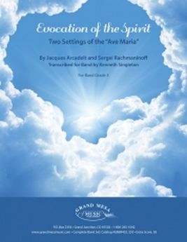 Musiknoten Evocation of the Spirit, Jaques Arcadelt, Sergei Rachmaninov/Kenneth Singleton