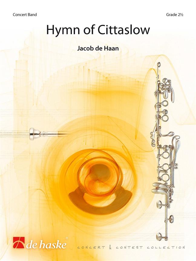 Musiknoten Hymn of Cittaslow, Jacob de Haan
