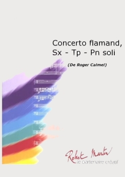 Musiknoten Concerto Flamand, Calmel