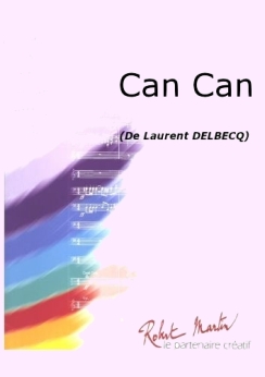 Musiknoten Can Can, L.Delbecq