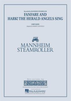 Musiknoten Fanfare and Hark! the Herald Angels Sing, Chip Davis, adpt. Robert Longfield