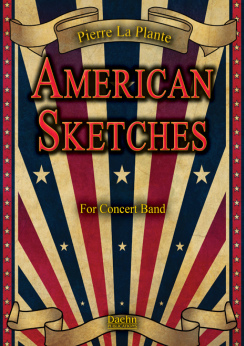 Musiknoten American Sketches , Pierre La Plante 