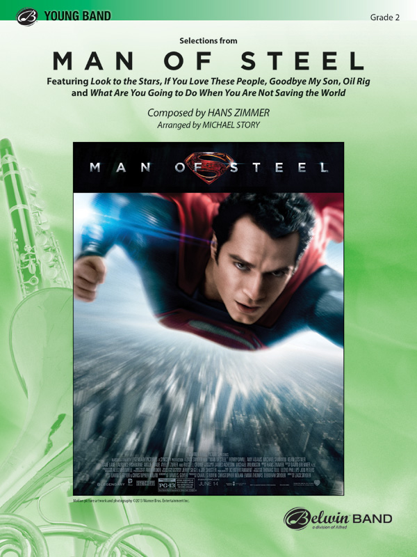 Musiknoten Selections from Man of Steel, Hans Zimmer [Superman] /Michael Story