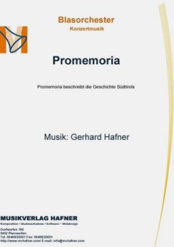 Musiknoten Promemoria, Gerhard Hafner