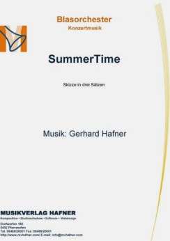 Musiknoten SummerTime, Gerhard Hafner