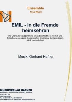 Musiknoten EMIL - In die Fremde heimkehren, Gerhard Hafner