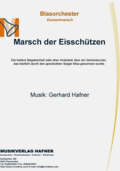 Musiknoten Marsch der Eisschützen, Gerhard Hafner