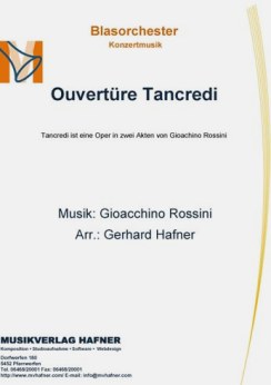 Musiknoten Ouvertüre Tancredi, Gioacchino Rossini /Gerhard Hafner