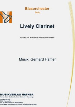 Musiknoten Lively Clarinet, Gerhard Hafner