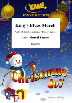 Musiknoten King's Blues March, Marcel Saurer