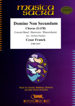 Musiknoten Domine Non Secundum, César Franck/Naulais