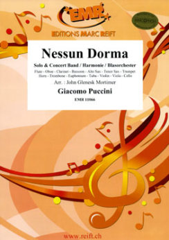 Musiknoten Nessun Dorma, Giacomo Puccini/Mortimer
