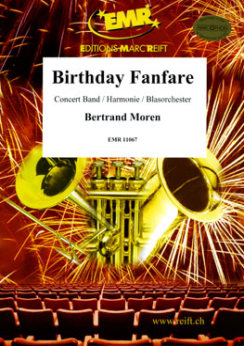 Musiknoten Birthday Fanfare, Bertrand Moren
