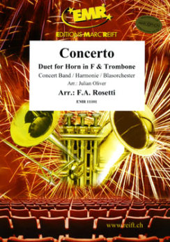 Musiknoten Concerto, Francesco Antonio Rosetti/Oliver