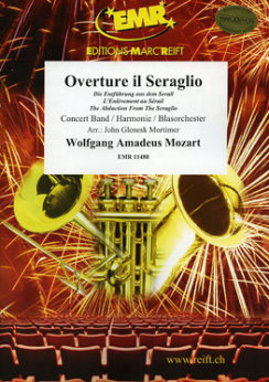 Musiknoten Overture il Seraglio, Wolfgang Amadeus Mozart/Mortimer