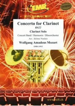 Musiknoten Concerto for Clarinet, Wolfgang Amadeus Mozart/Naulais