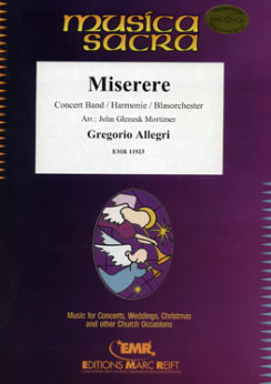 Musiknoten Miserere, Gregorio Allegri/Mortimer