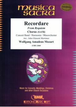 Musiknoten Recordare, Wolfgang Amadeus Mozart/Mortimer