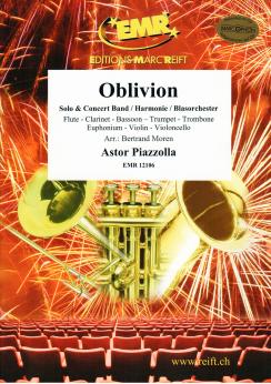 Musiknoten Oblivion, Astor Piazzolla/Moren