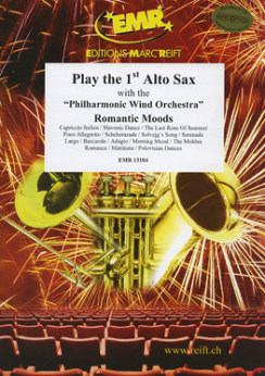 Musiknoten Play The 1st Alto Saxophone - Romantic Moods (mit CD), Various