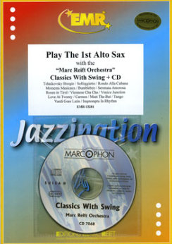 Musiknoten Play The 1st Alto Saxophone - Classics With Swing (mit CD), Various