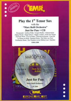 Musiknoten Play The 1st Tenor Saxophone - Just For Fun (mit CD), Various