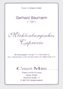 Musiknoten Mecklenburgisches Capriccio, Baumann