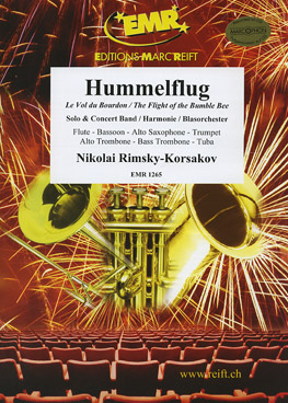 Musiknoten Hummelflug, Rimsky-Korsakov/Reift