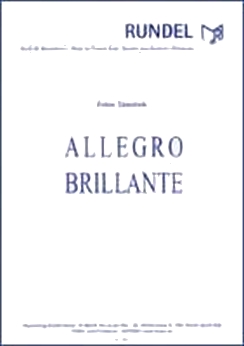 Musiknoten Allegro Brillante, Zamecnik