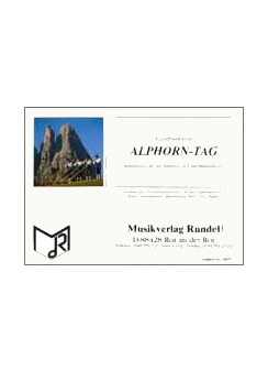 Musiknoten Alphorn-Tag, Veit