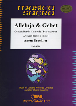 Musiknoten Alleluja und Gebet, Bruckner