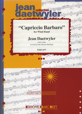 Musiknoten Capriccio Barbaro, Daetwyler