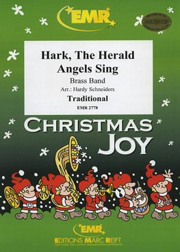Musiknoten Hark, The Herald Angels Sing, Traditional - Brass Band