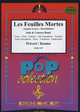 Musiknoten Les Feuilles Mortes, Prevert/Kosma