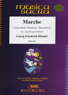 Musiknoten Marche, Händel/Michel