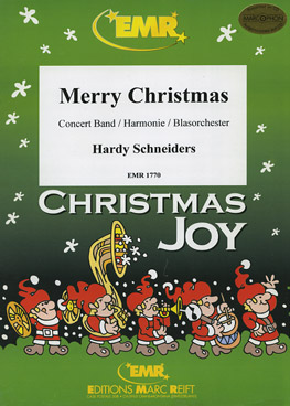 Musiknoten Merry Christmas, Schneiders