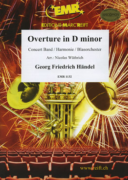 Musiknoten Overture in D minor, Händel/Wüthrich