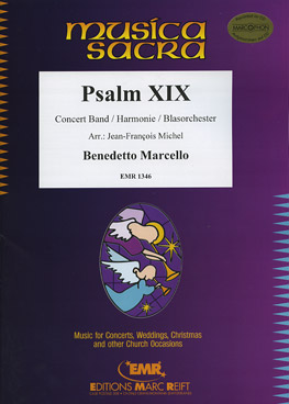 Musiknoten Psalm XIX, Marcello