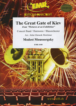 Musiknoten The Great Gate Of Kiev, Modest Mussorgsky/Mortimer