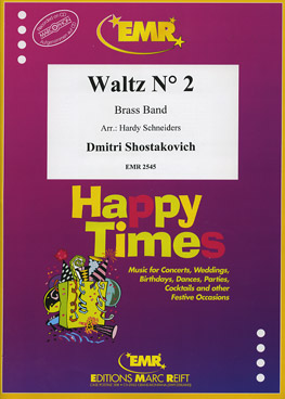 Musiknoten Waltz No.2, Dmitri Shostakovich/Hardy Schneiders - Brass Band