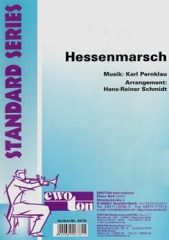 Musiknoten Hessenmarsch, Pernklau/Schmidt