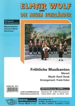 Musiknoten Fröhliche Musikanten, Vacek/Ecker