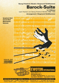 Musiknoten Barock-Suite (in 5 Sätzen), Händel/Goldhammer