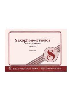 Musiknoten Saxophon-Friends, Georg Stich