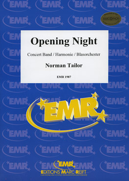 Musiknoten Opening Night, Norman Tailor (mit CD)