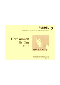Musiknoten Hornkonzert (Nr.3) Es-Dur KV 447, W. A. Mozart/Loritz