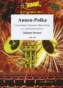 Musiknoten Annen-Polka, Strauss/Mortimer