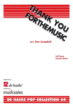 Musiknoten Thank You for the Music, Ulvaeus/Campbell