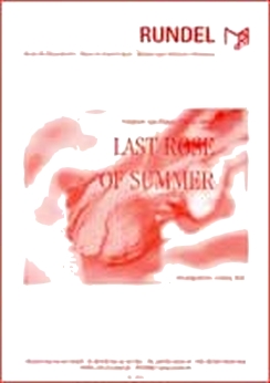 Musiknoten Last Rose of Summer, Flotow/Rall