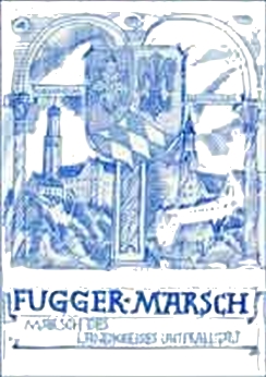 Musiknoten Fugger-Marsch, Stich
